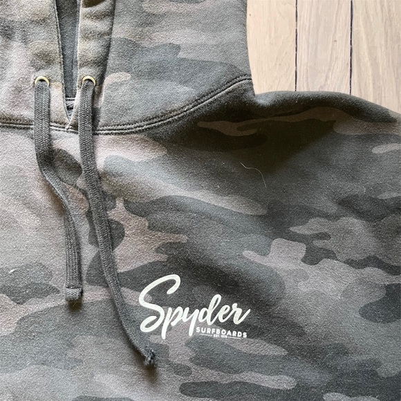Spyder Surfboards Camo Hoodie - Picture 2 of 4